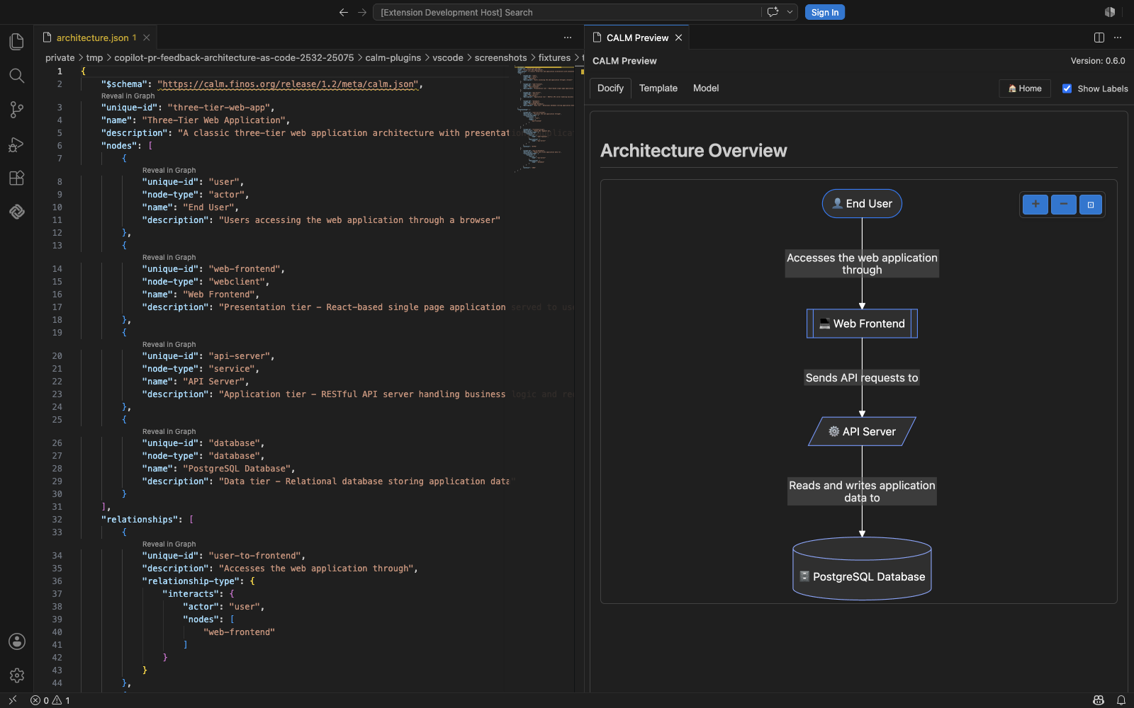 Preview rendered with the dark theme