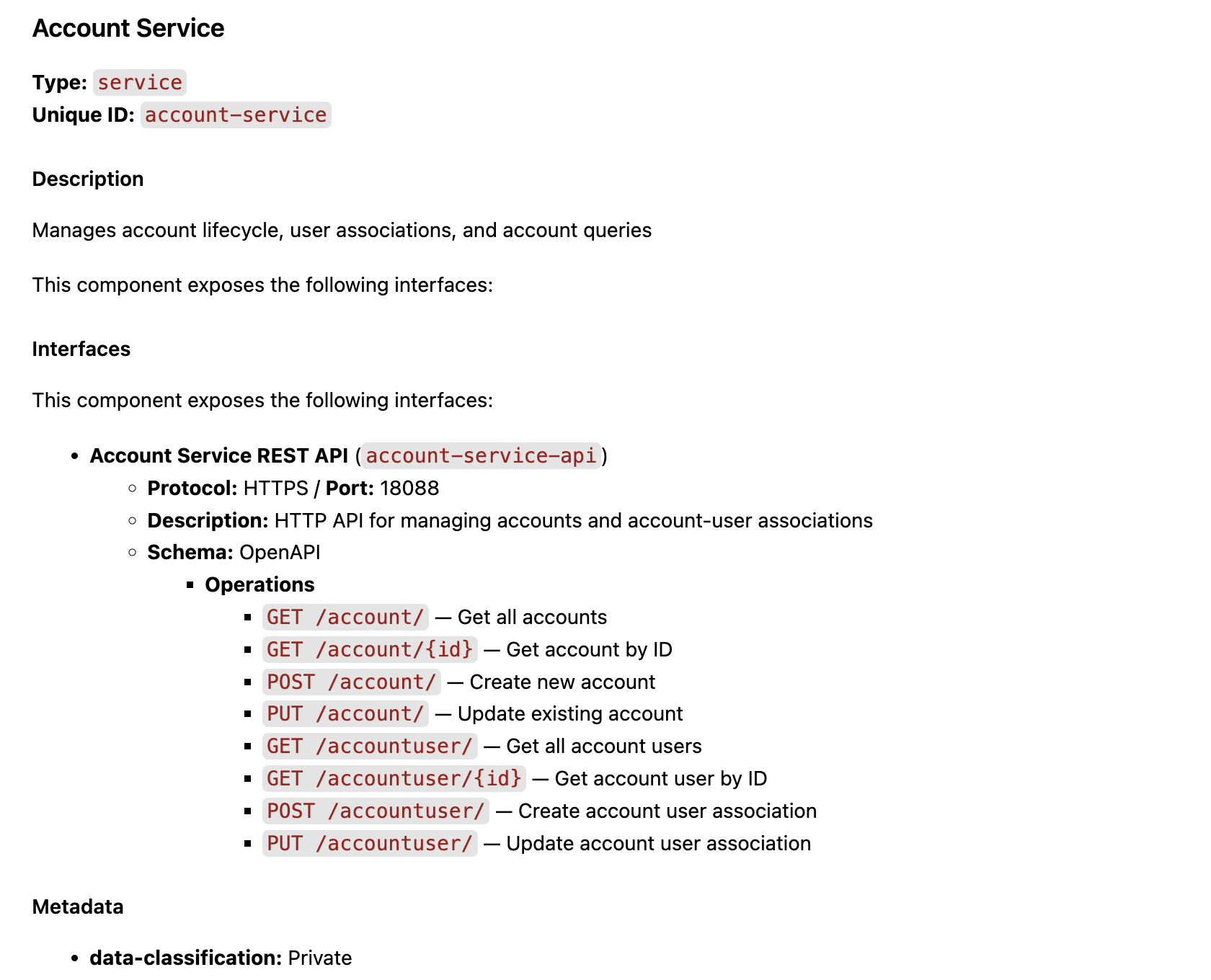 Node Level Information
