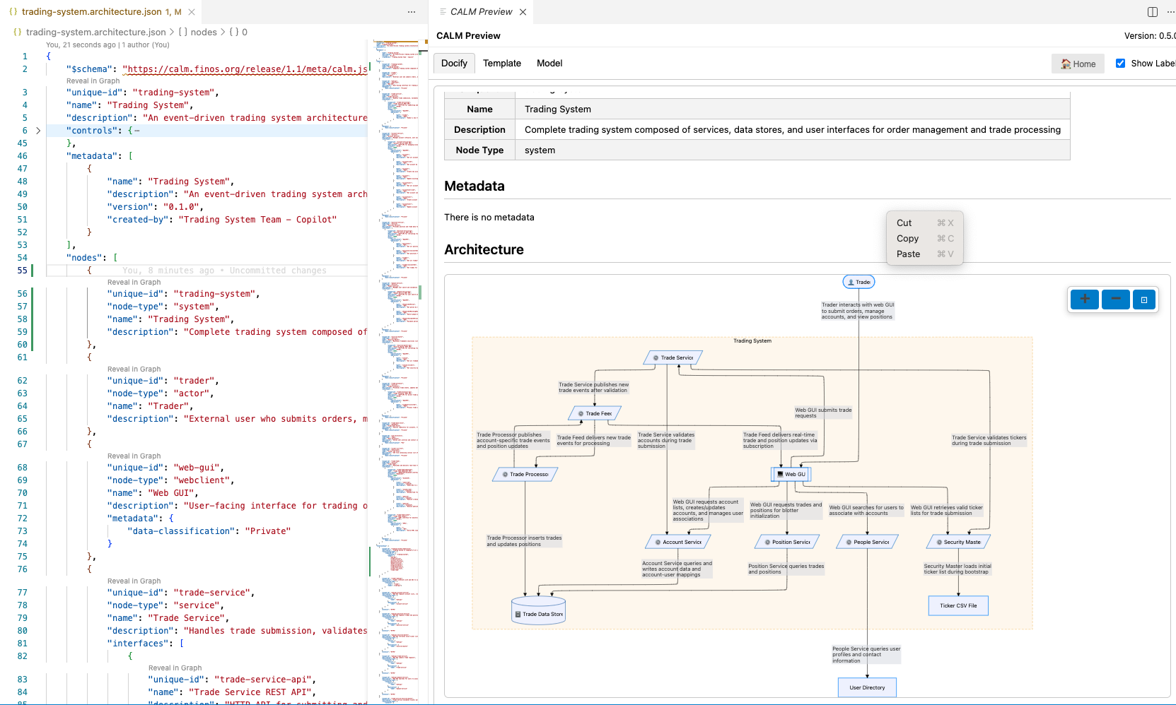 Trading System Boundary